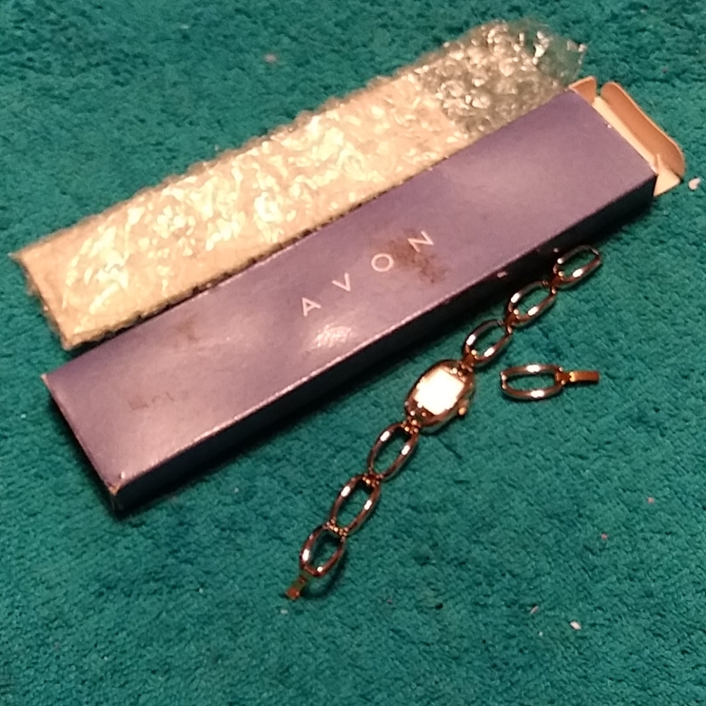 New Avon Open Link Two Tone Watch